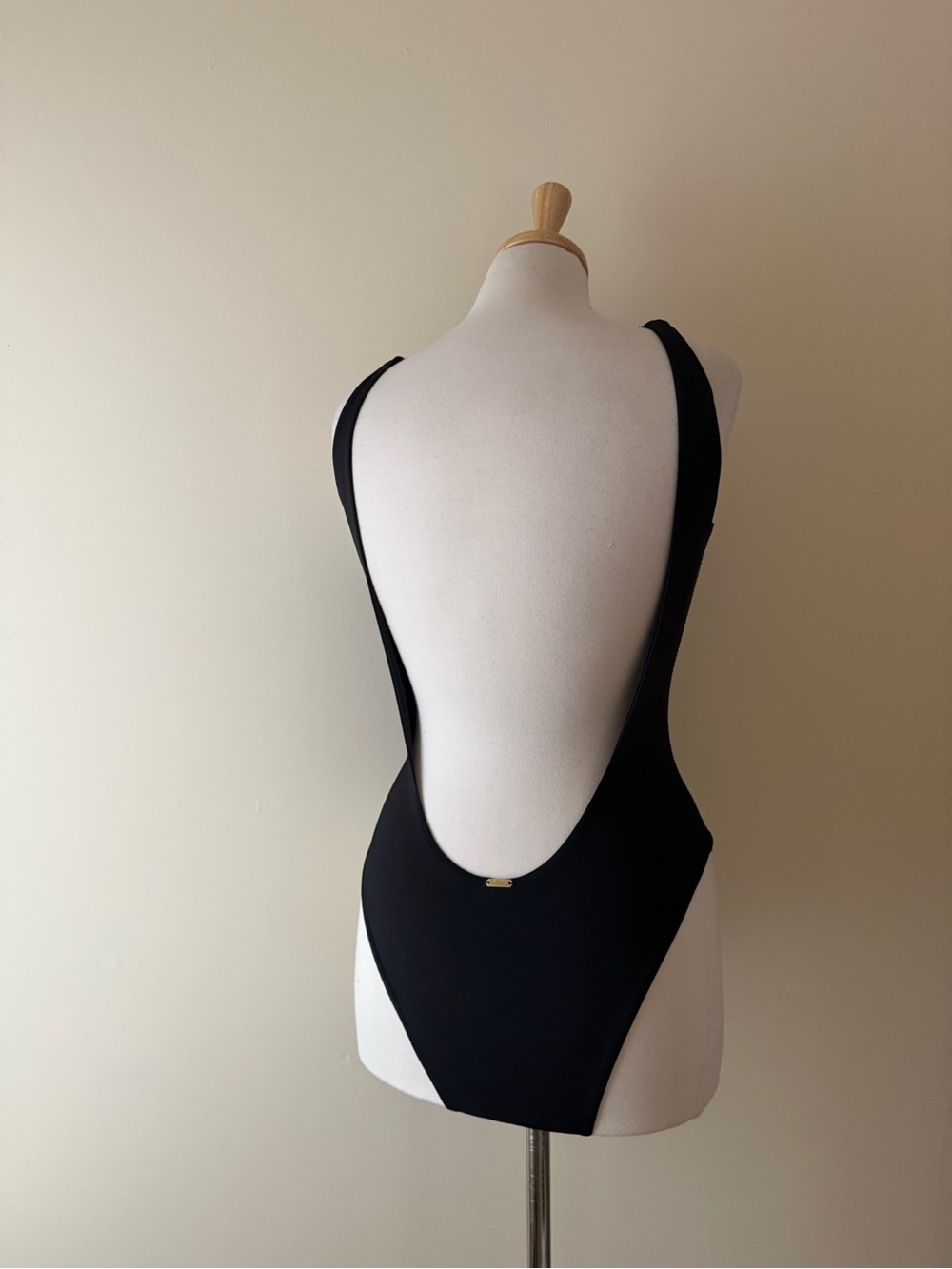 Beach Bunny Black Crochet Lace-Up One Piece Swimsuit | XS (or S) - Picture 2 of 7